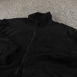 NEW 5.11 Jacket Mens 2XL Black Fleece Full Zip Tactical Military Coat Softshell
